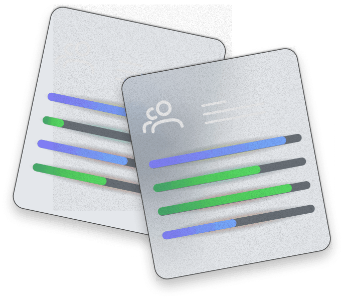 Illustration von zwei User Personas